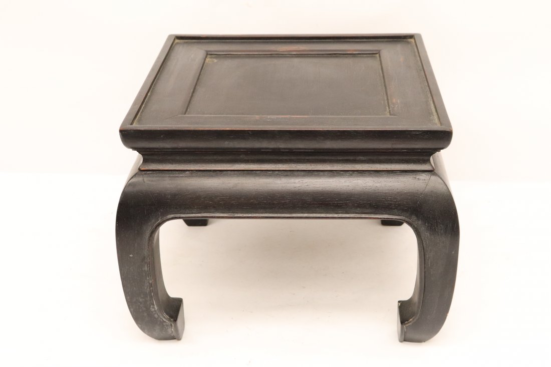 Chinese rosewood square stool table (1 of 9)