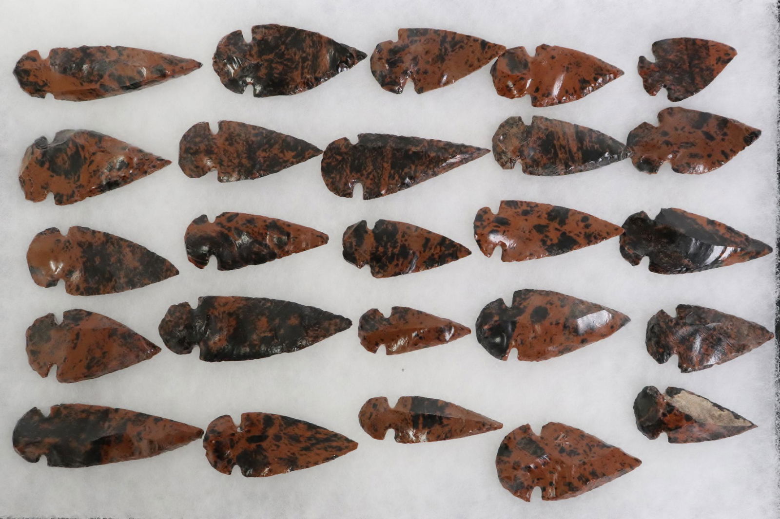 Box of Indian arrowheads (1 of 10)