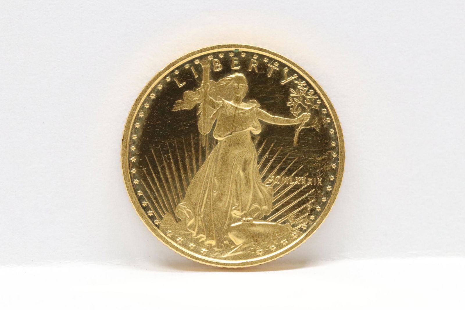 US 5-dollar gold coin, 1/10 ounce pure gold (1 of 7)