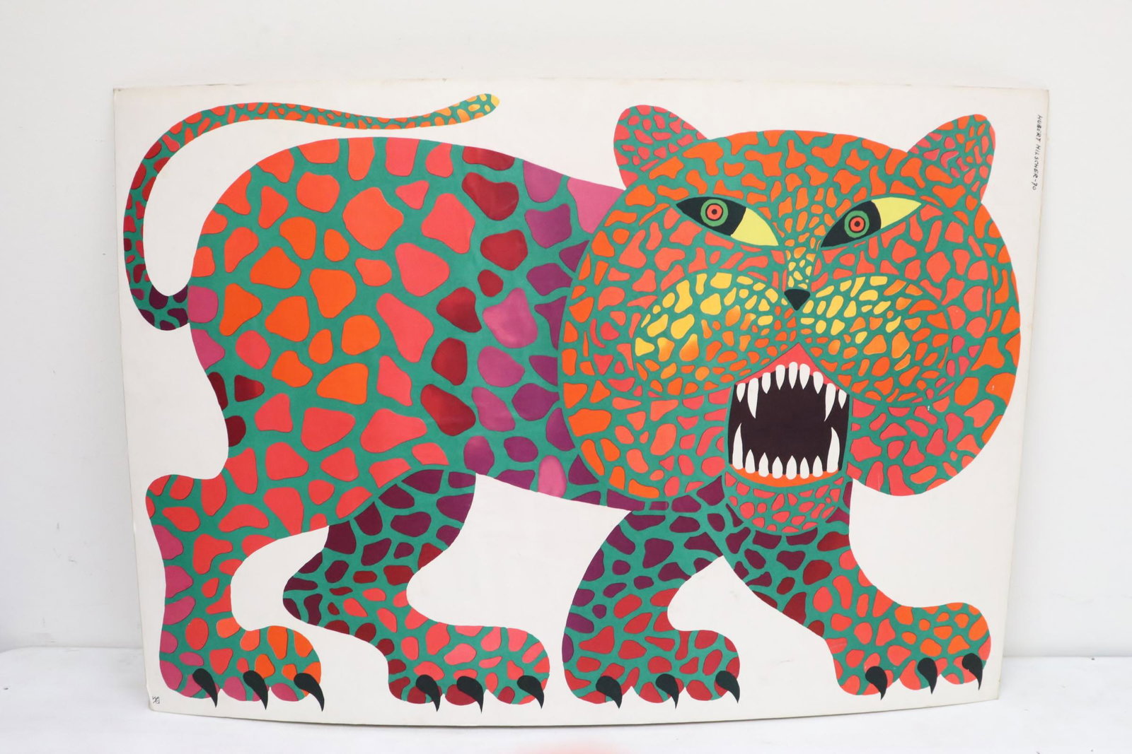 Color poster by Hubert Hilscher "tiger" (1 of 9)