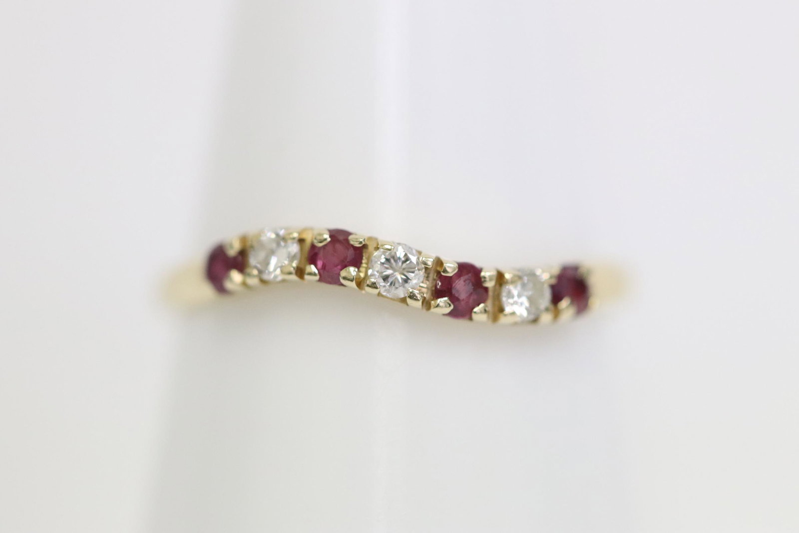 14K ruby and diamond ring (1 of 10)