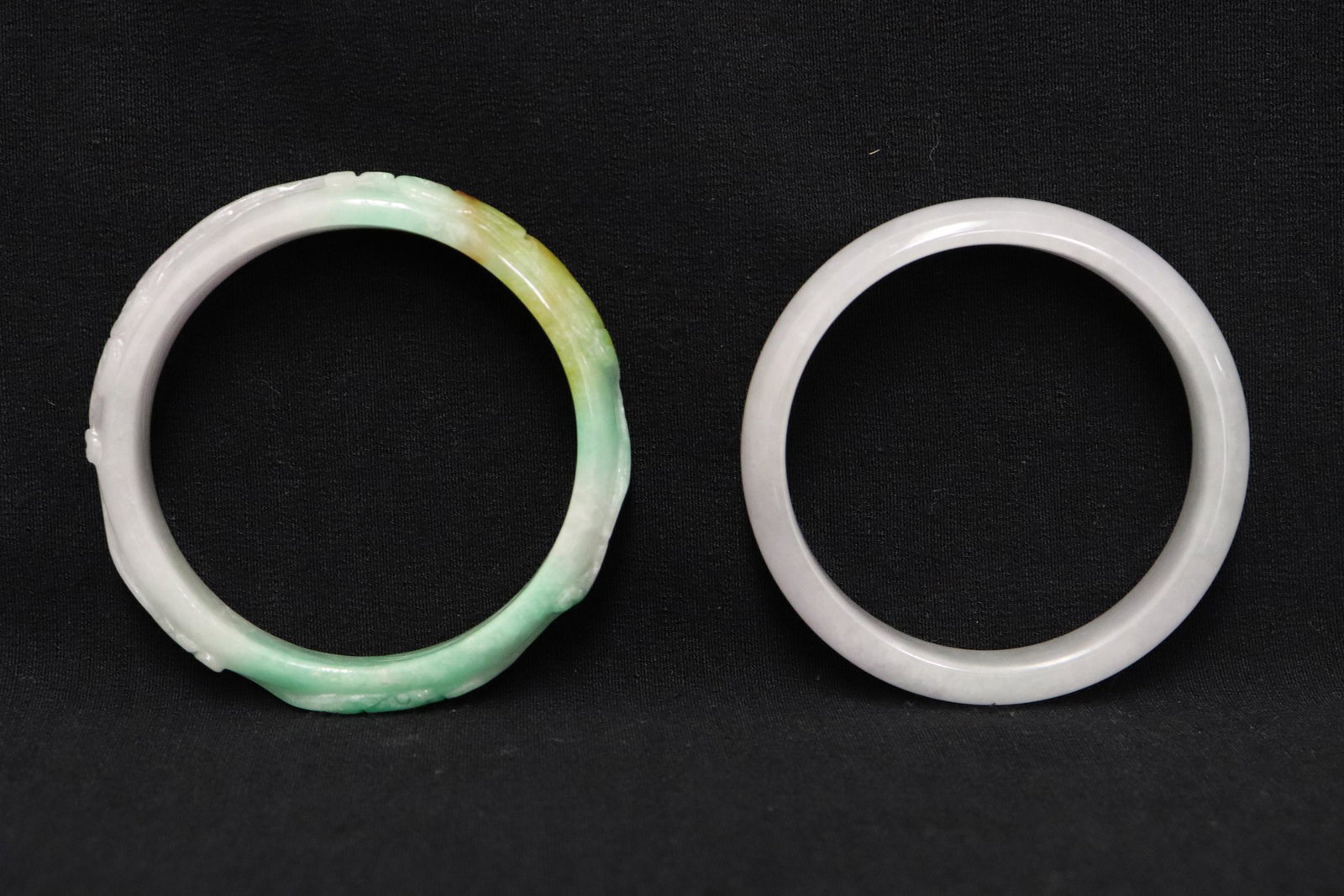 2 fine jadeite bangles (1 of 9)
