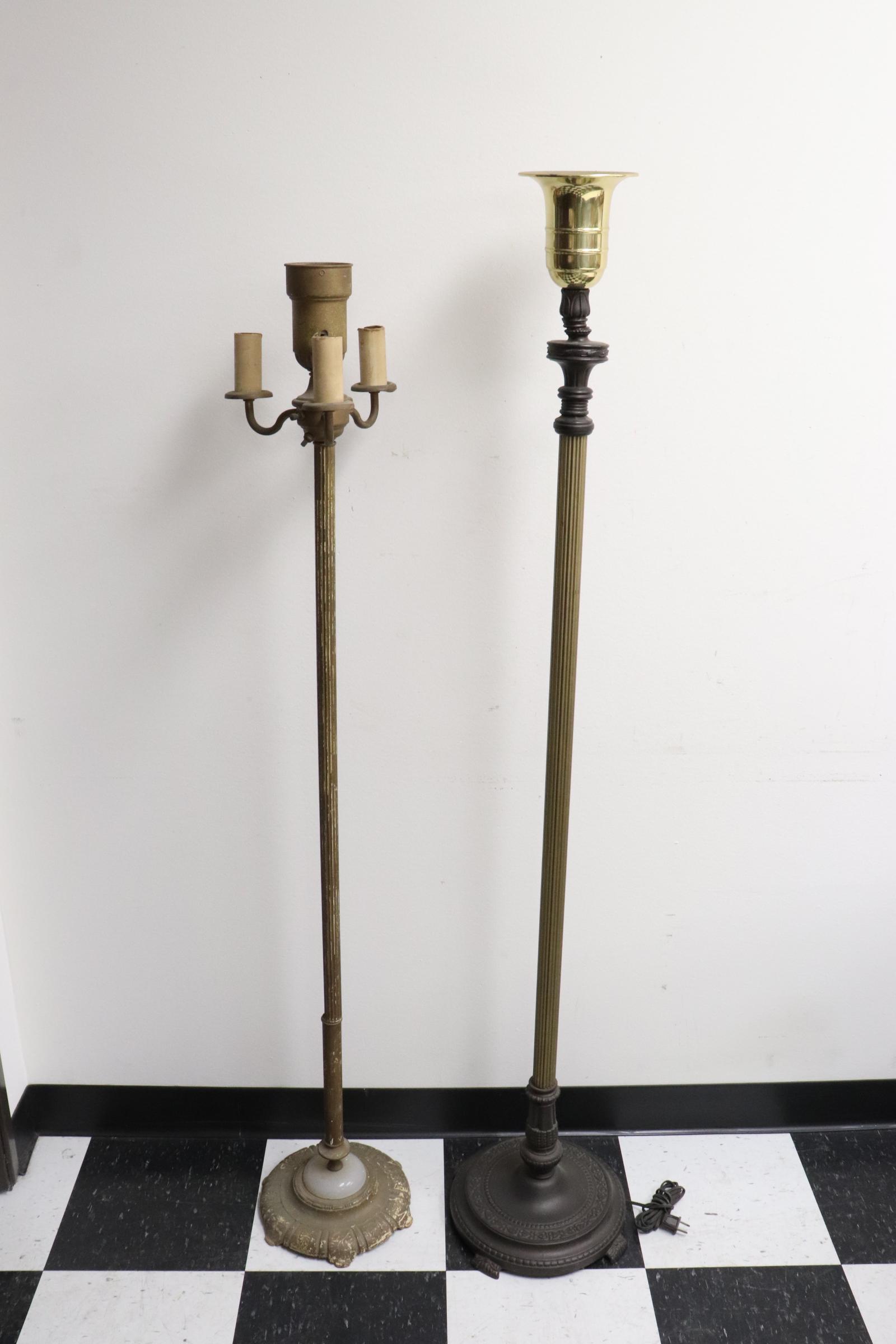 2 vintage floor lamps (1 of 9)