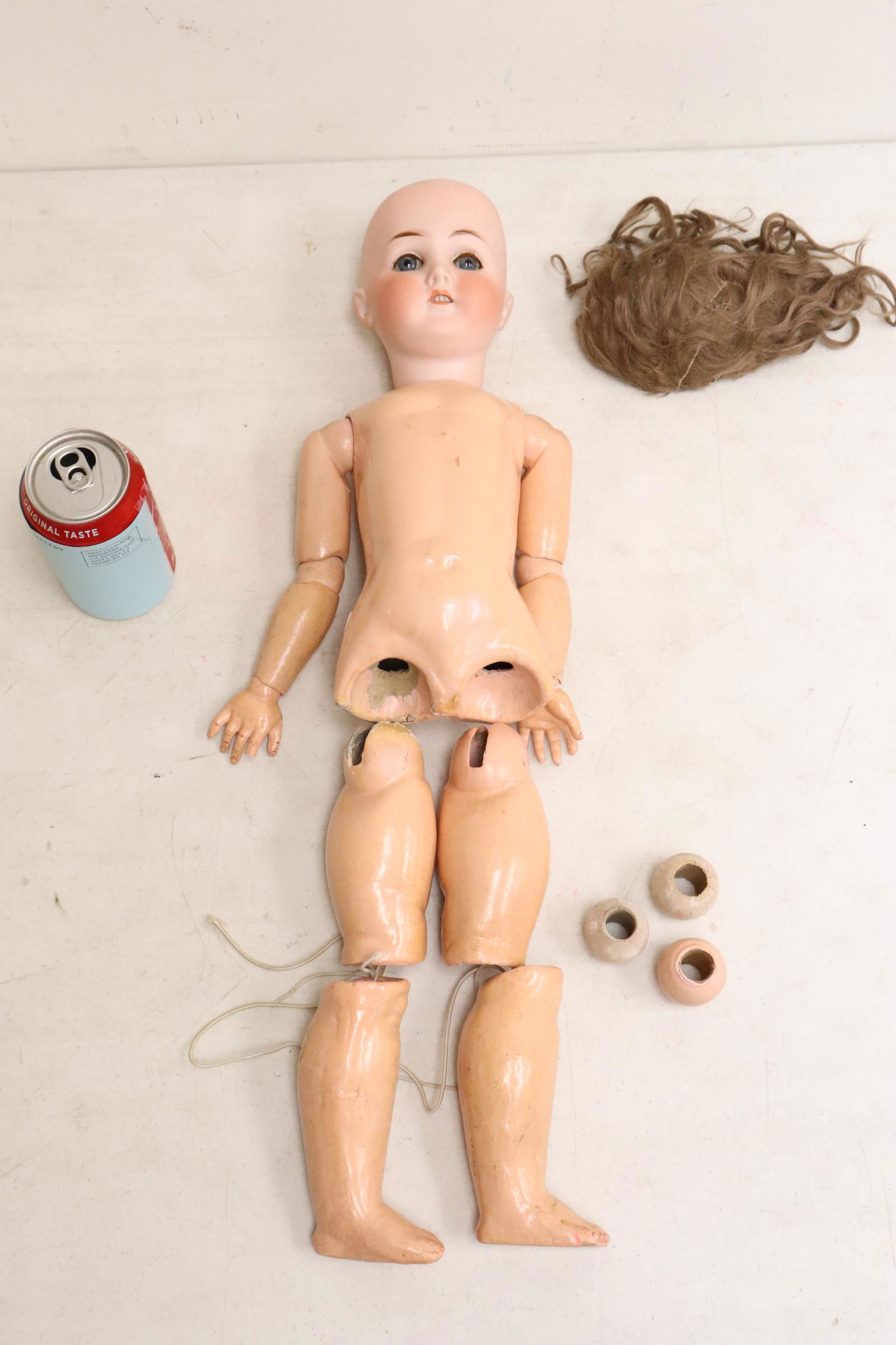 Antique German bisque head doll (1 of 9)