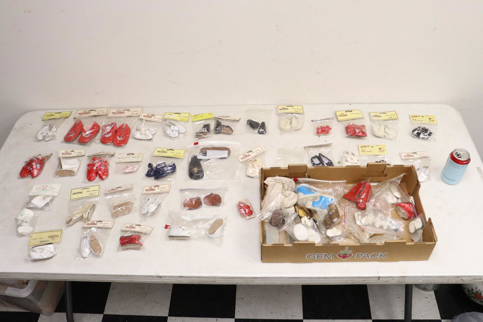 >50 pr doll shoes, mostly by Tallina's Doll Shoe co. (1 of 10)