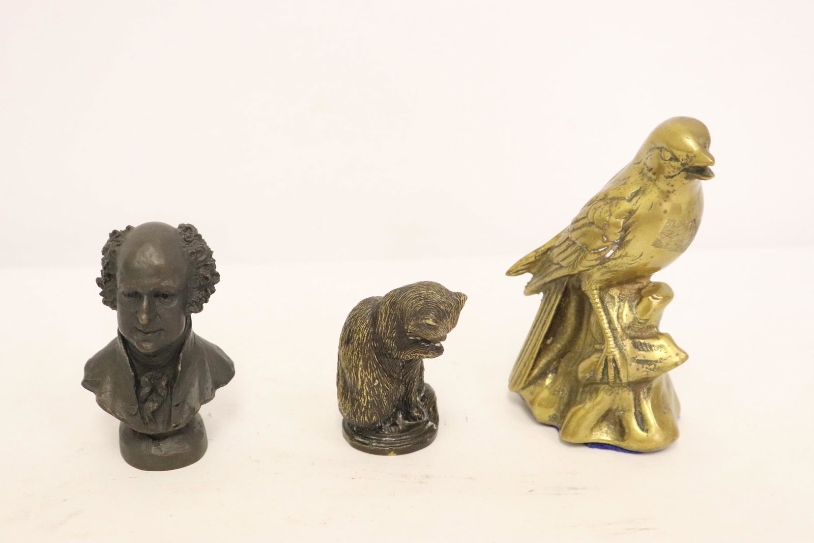 3 small bronze sculptures of ornament (1 of 11)
