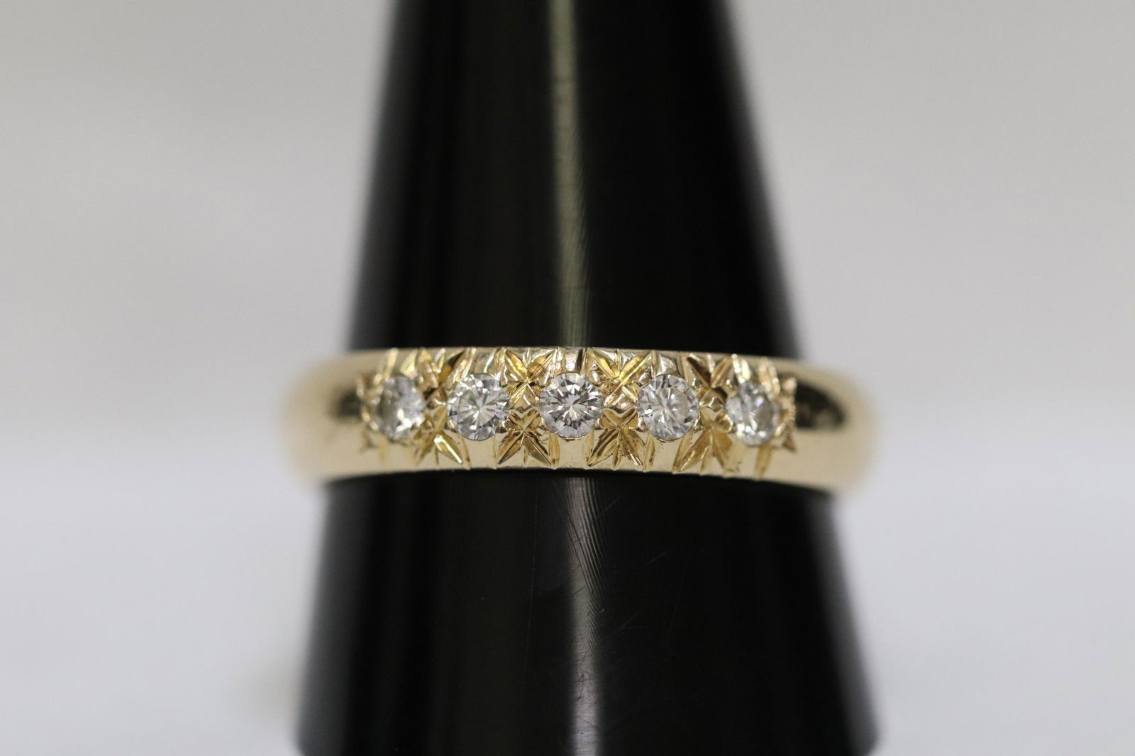14K Y/G diamond ring (1 of 9)