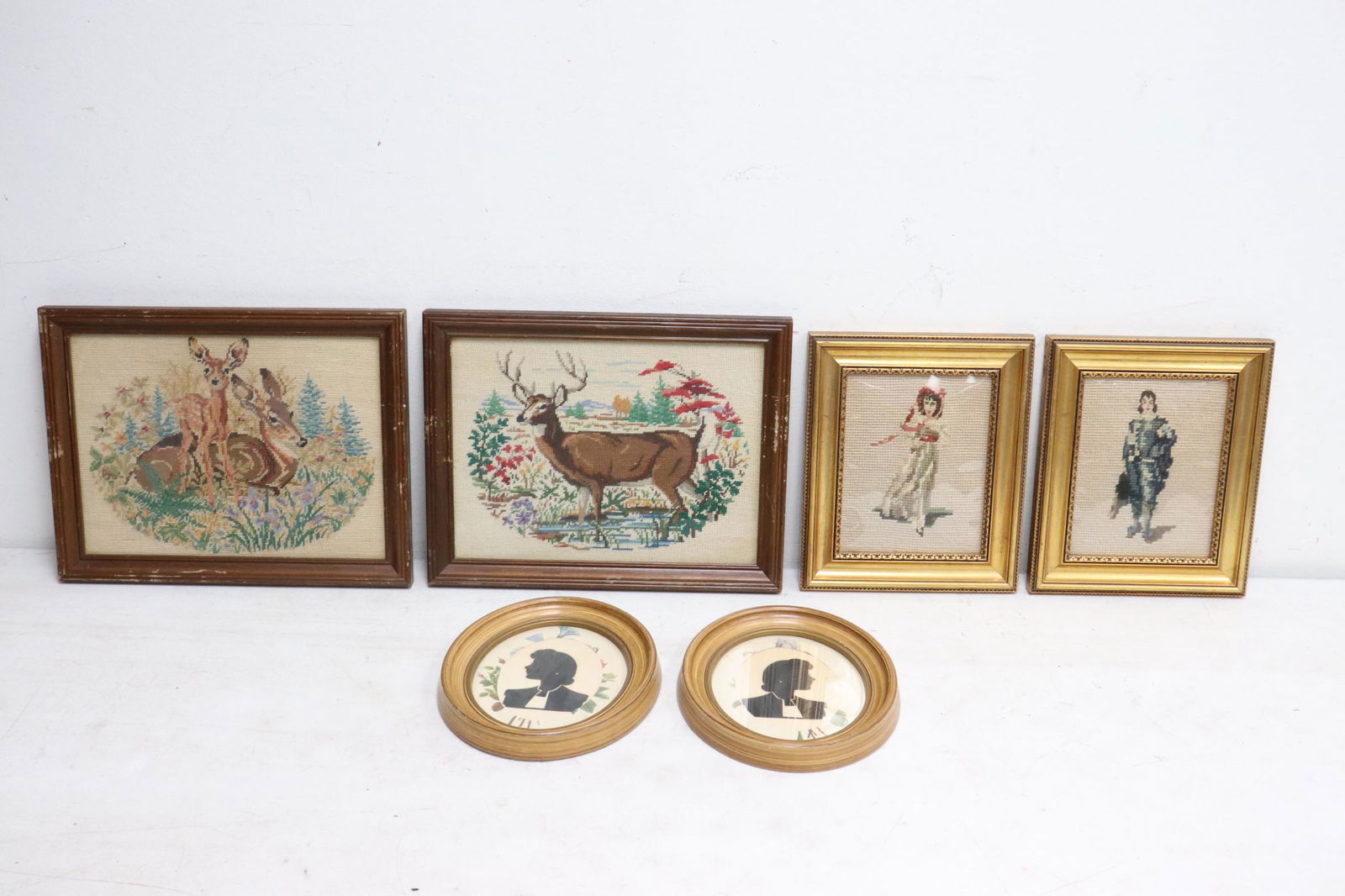 6 framed needlepoints and more (1 of 10)