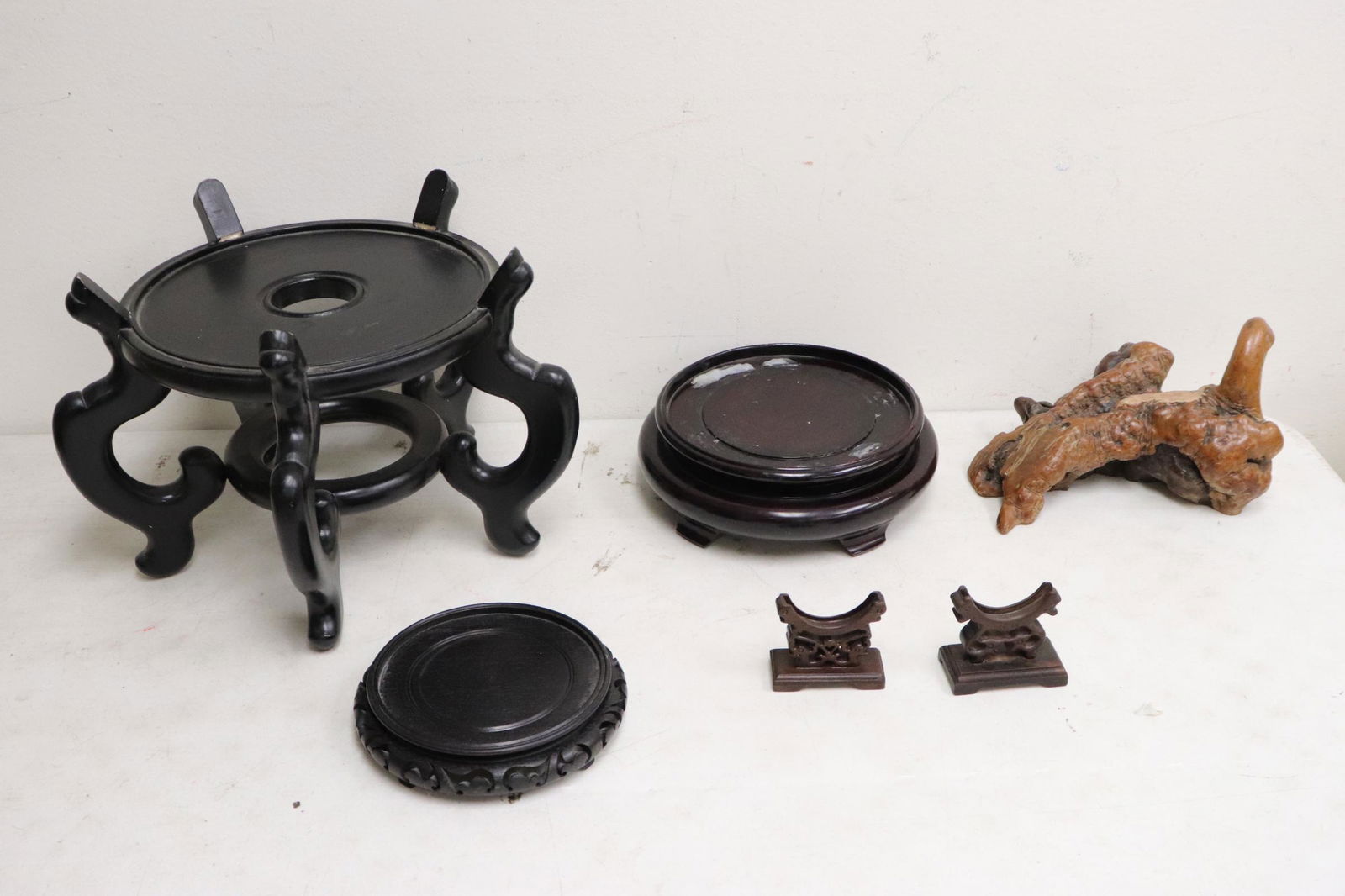 Chinese stands and a Chinese drift wood/ stand (1 of 9)