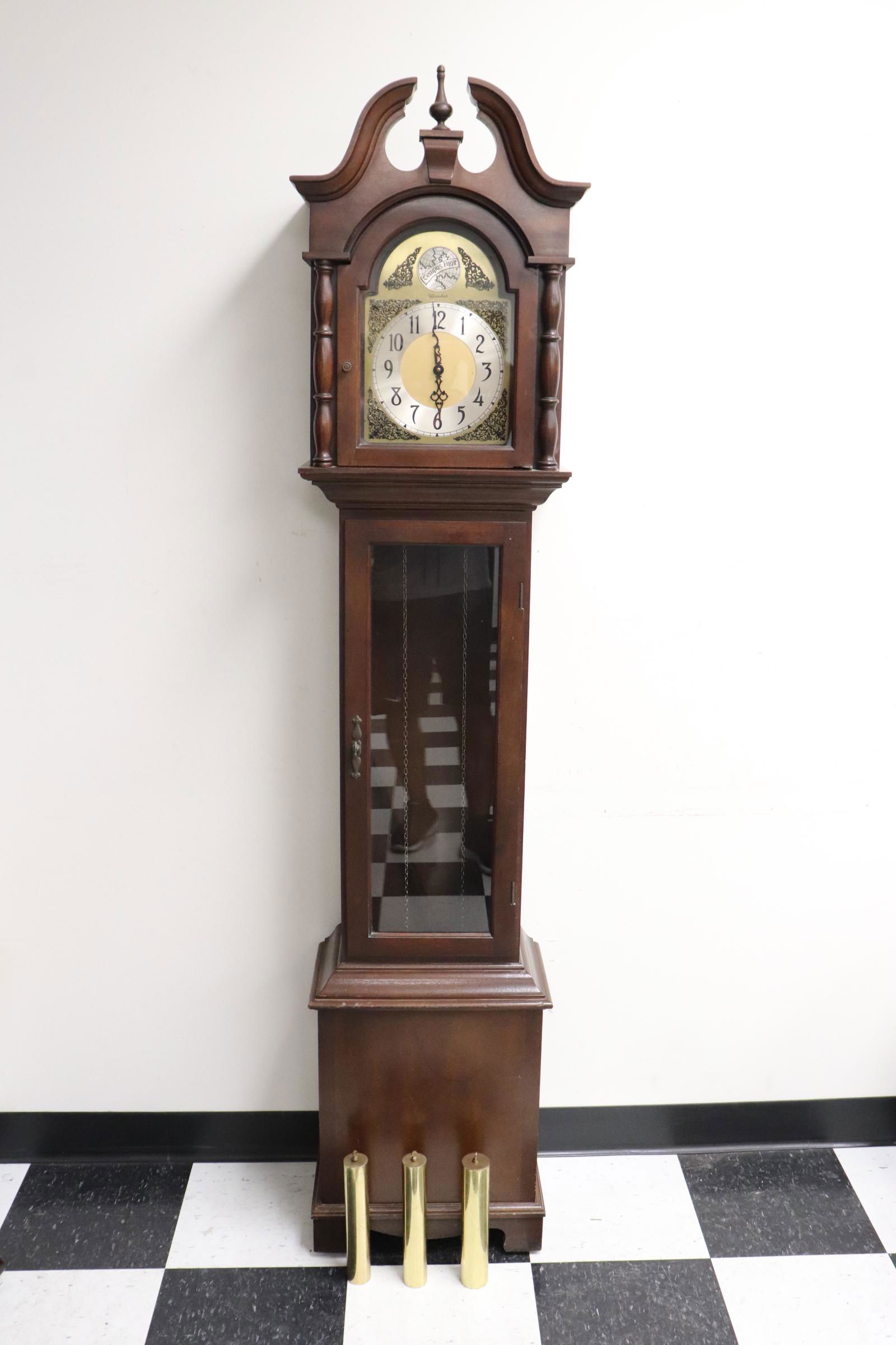A 3-weight grandfather clock (1 of 9)