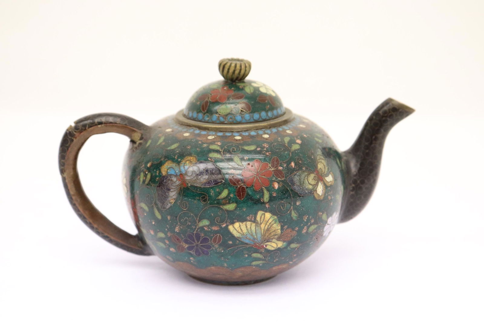 Antique Japanese cloisonne teapot (1 of 10)
