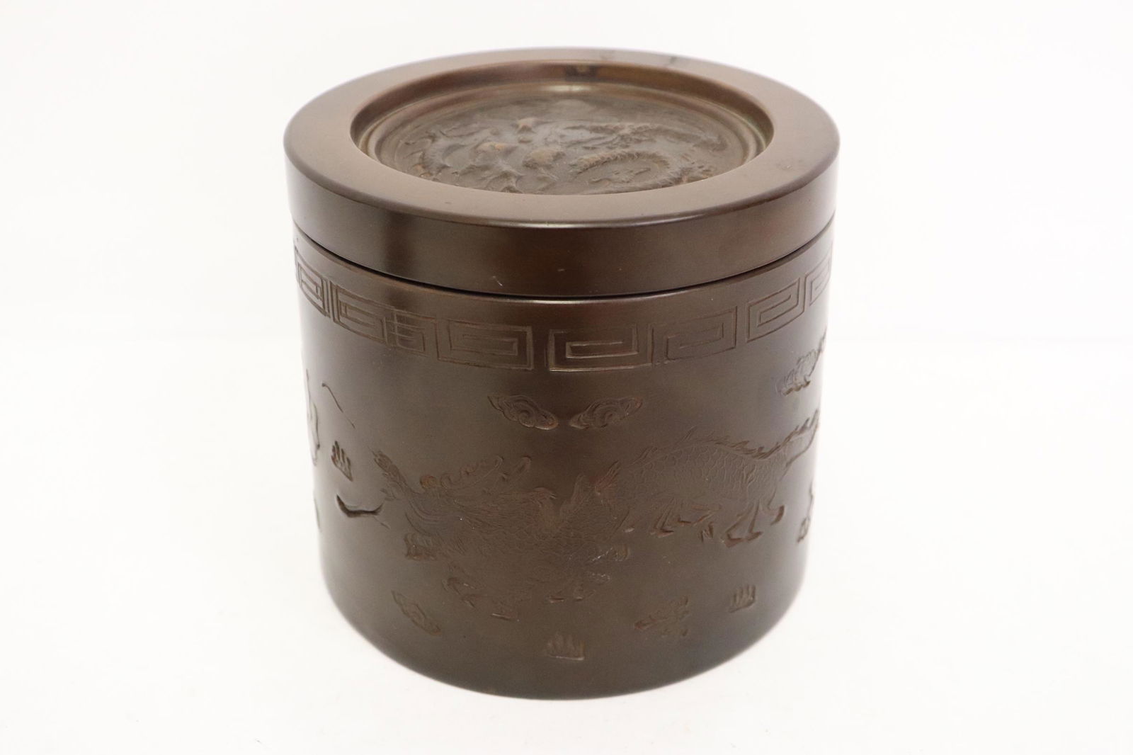 Chinese Yixing style tea caddy (1 of 10)