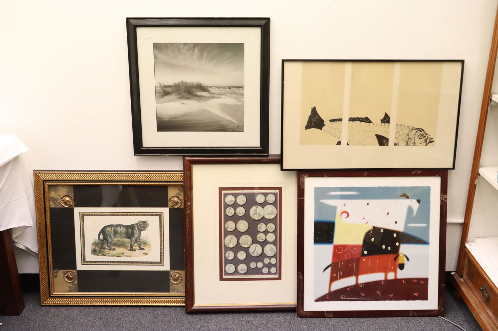 5 framed etching, print and photo (1 of 12)