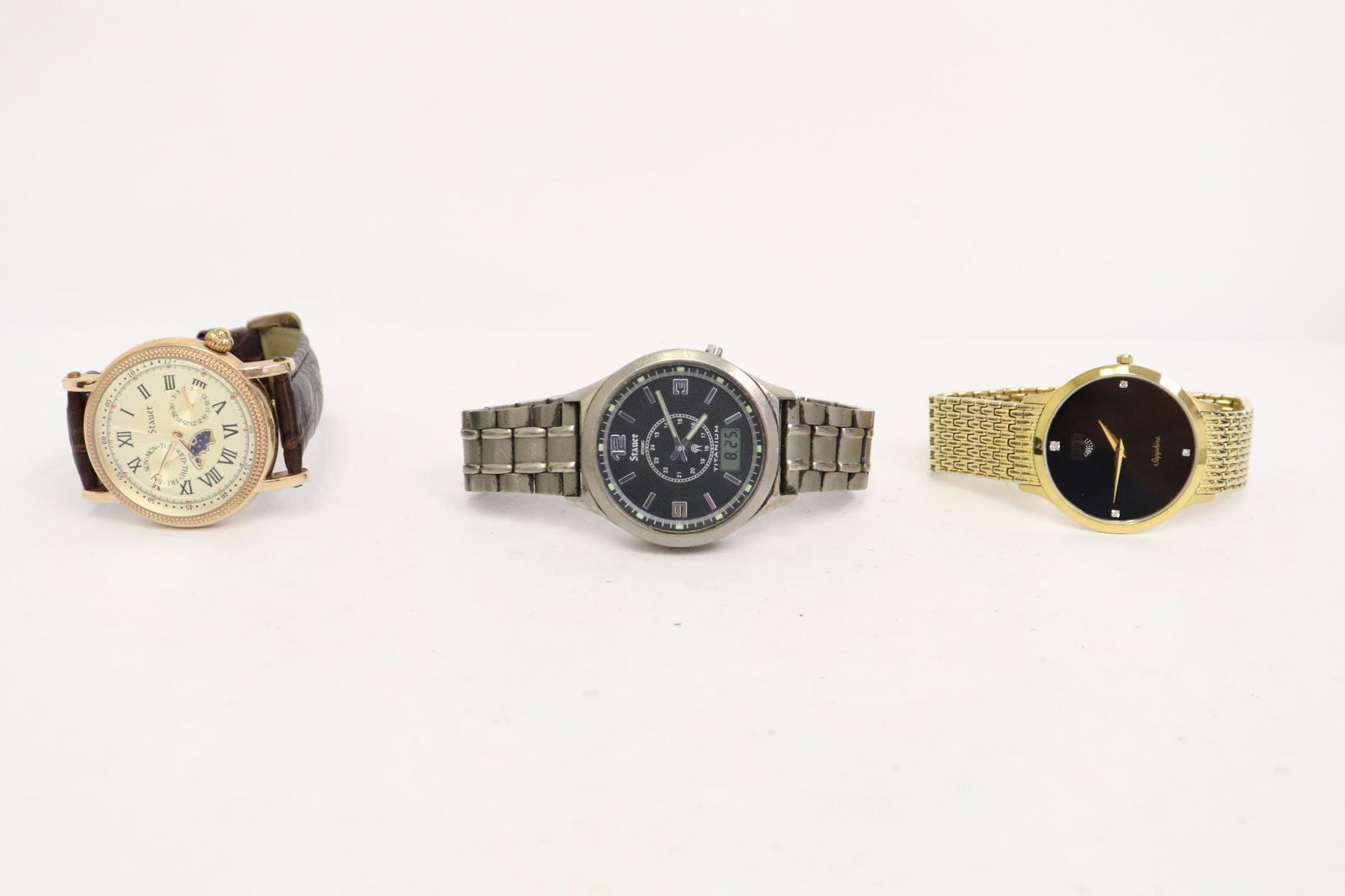 3 fine man's wrist watches (1 of 10)