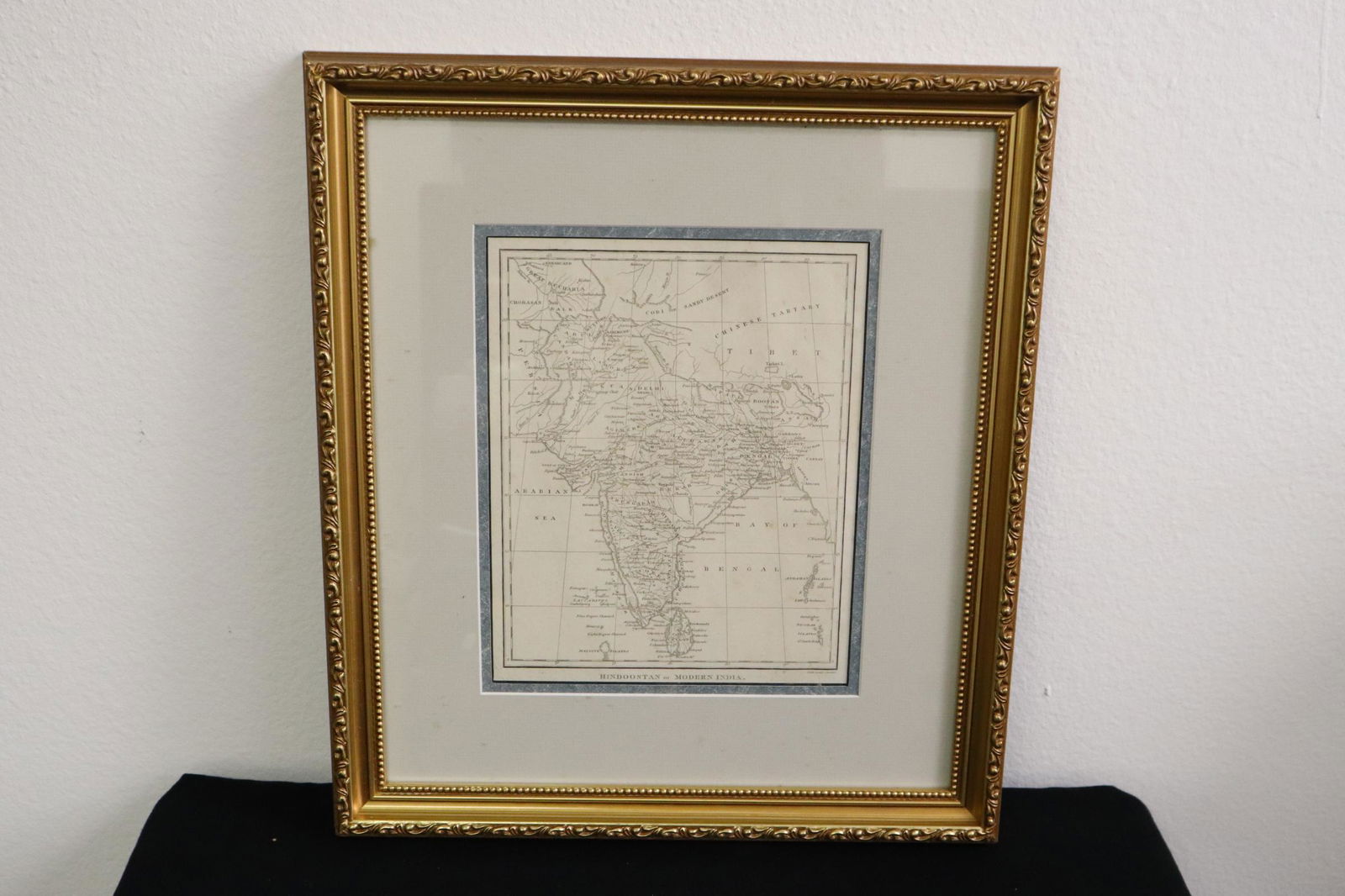 Antique map of Hindoostan/ modern India (1 of 8)