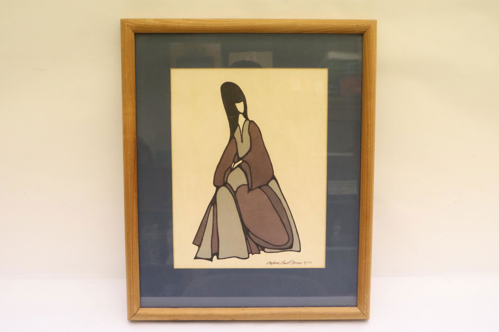 Lithograph in color signed Stephanie Saint Thomas (1 of 7)