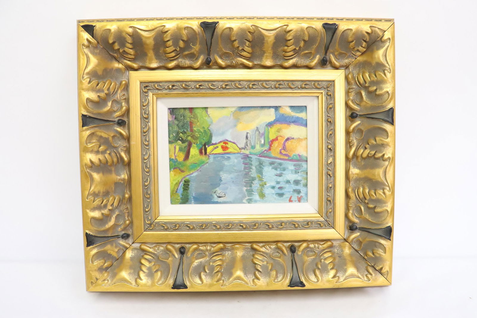 Oil on panel by Louis Valtat, signed (1 of 11)