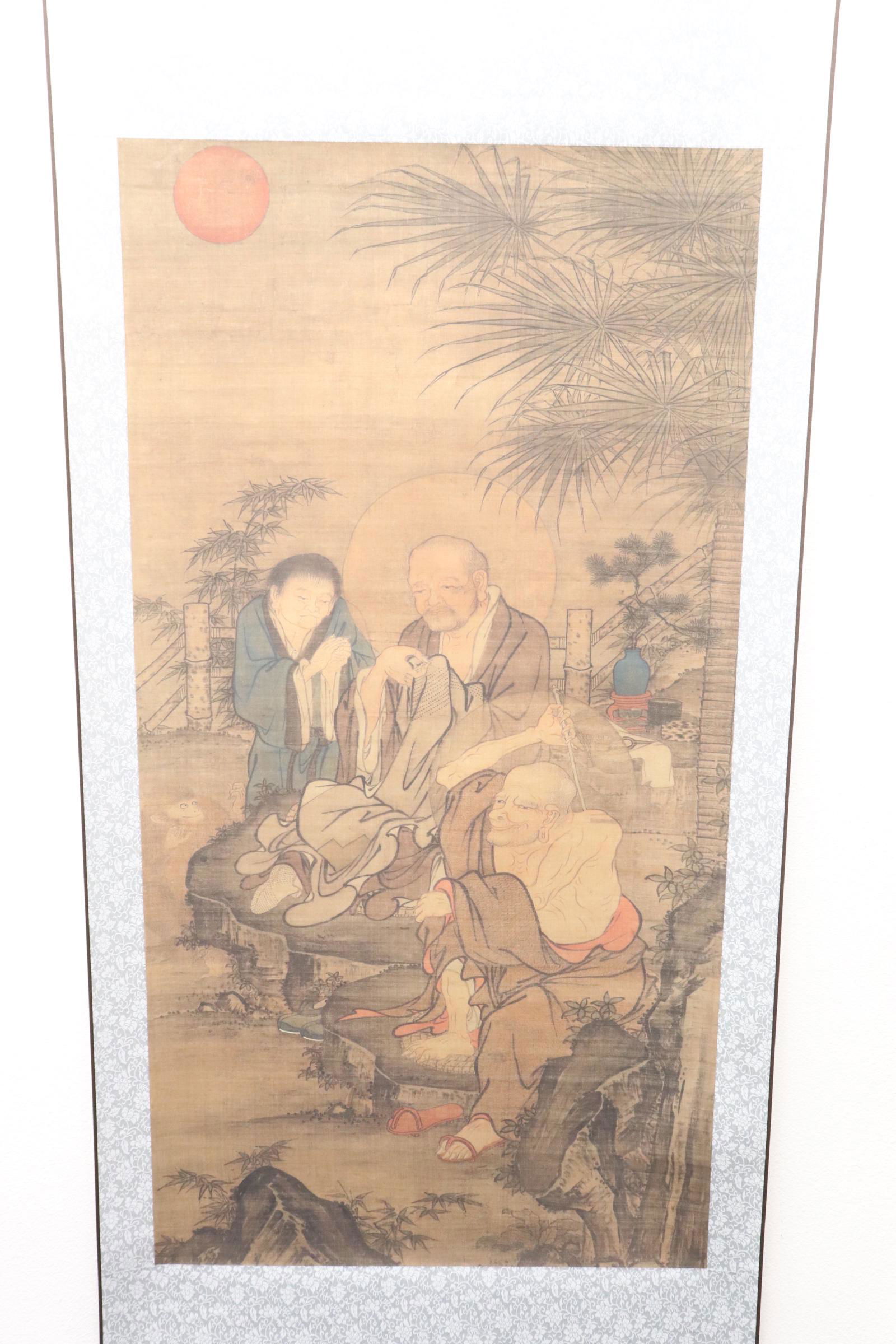 Chinese religious print scroll (1 of 10)