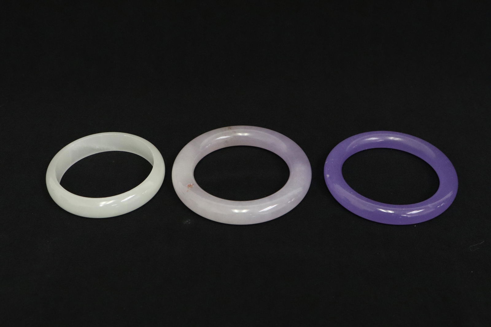 3 lavender jadeite like bangles (1 of 11)