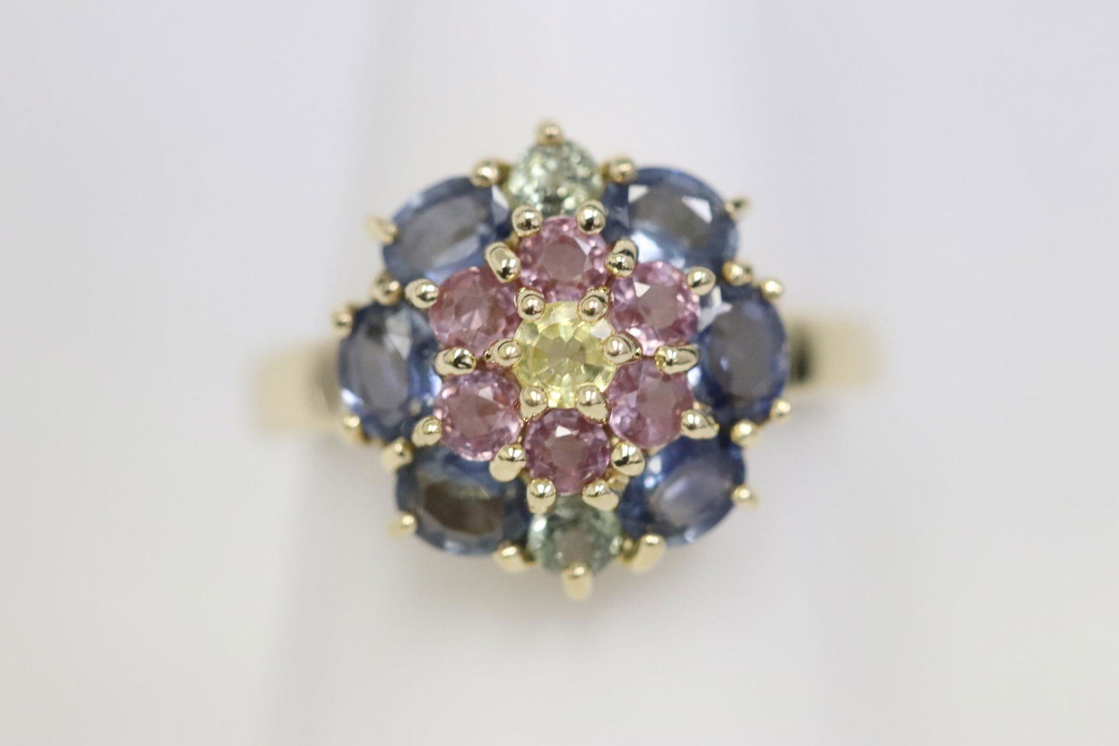 14K Y/G ring set with color stones (1 of 10)