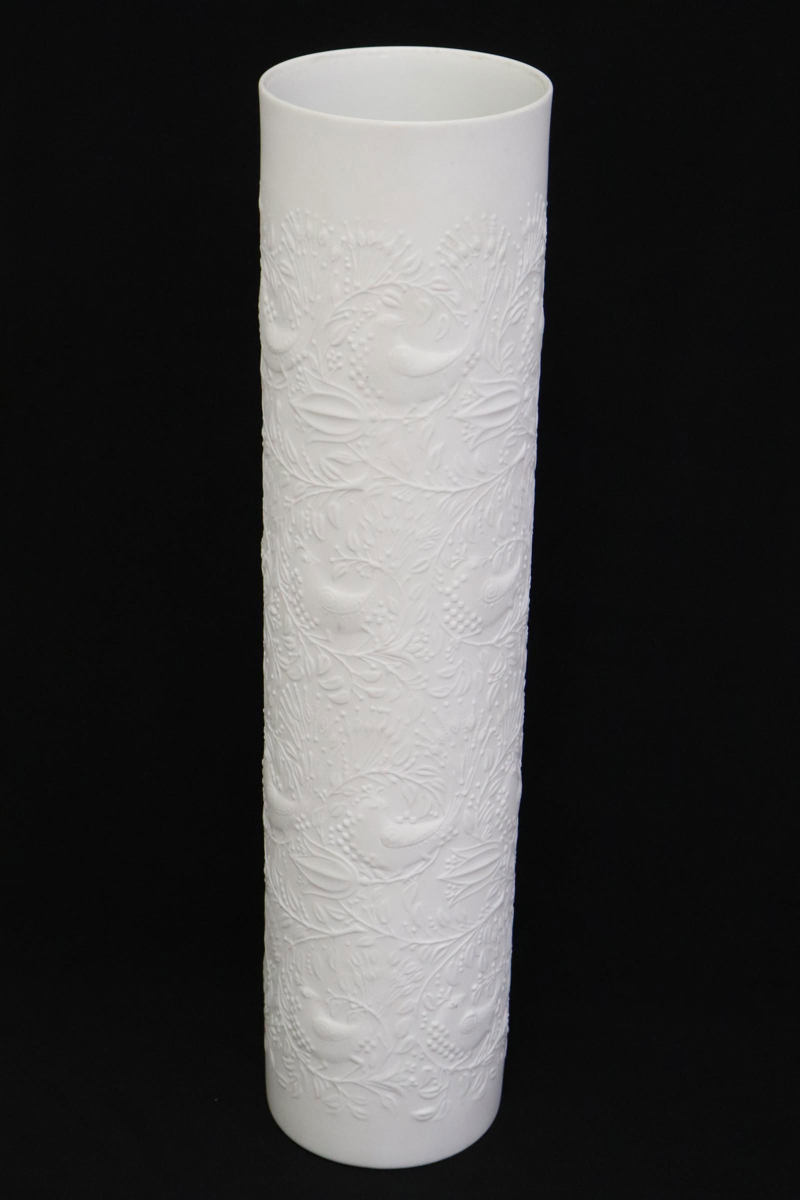 A Rosenthal artist signed white porcelain vase (1 of 11)