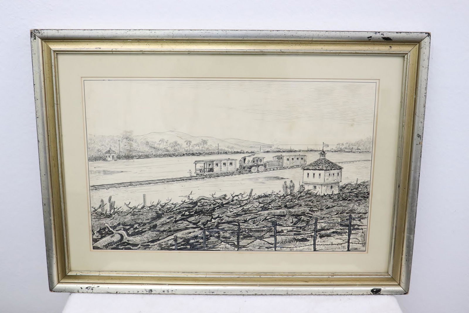 Ink on paper, signed with initial WAW (1 of 9)