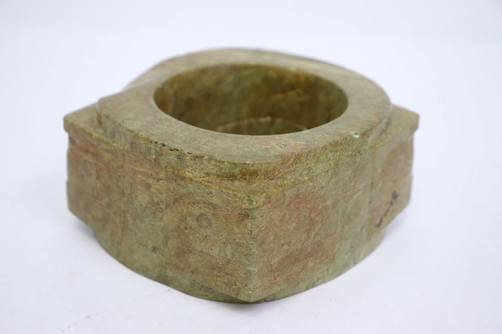 Antique Chinese jade carved cong (1 of 9)