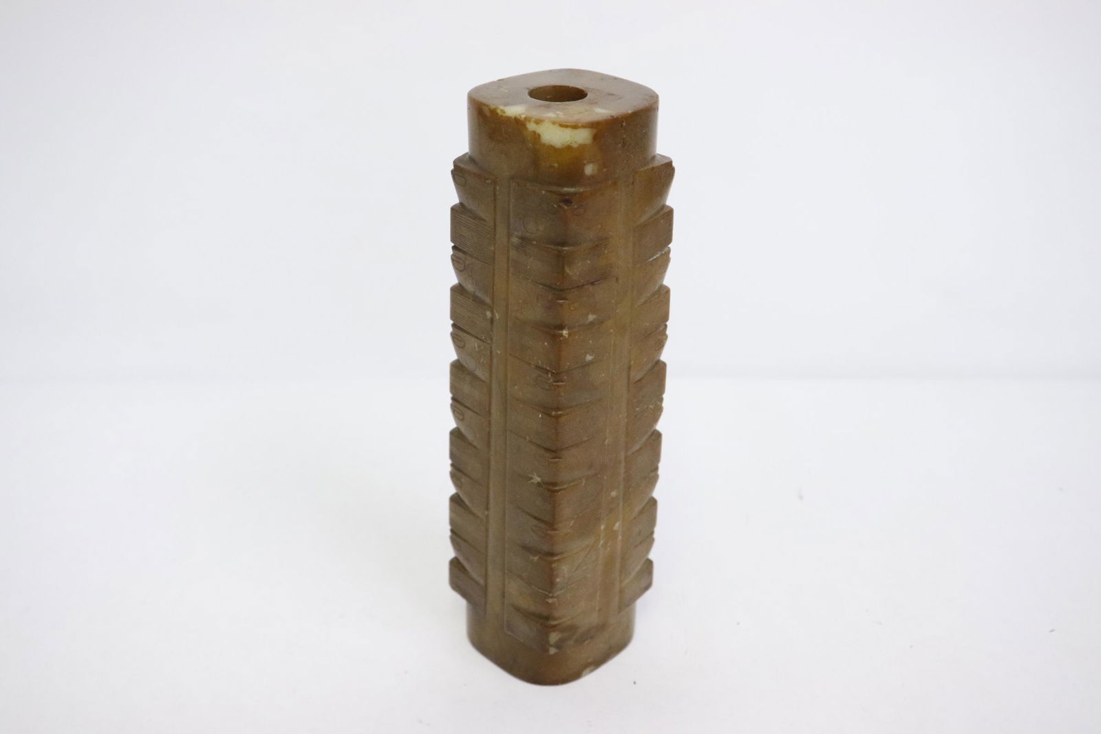 Antique Chinese jade carved cong (1 of 10)