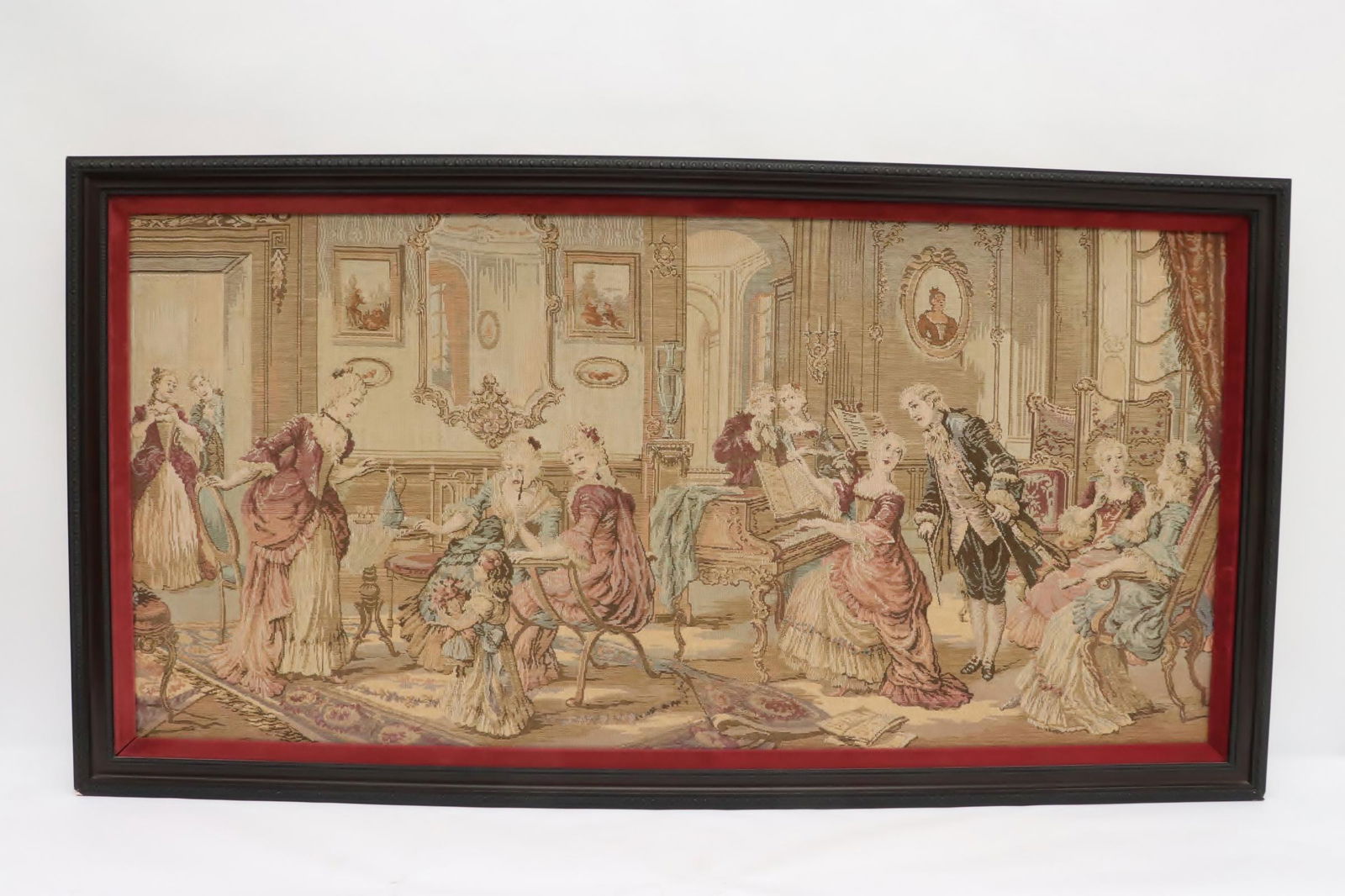Framed French style tapestry panel (1 of 10)