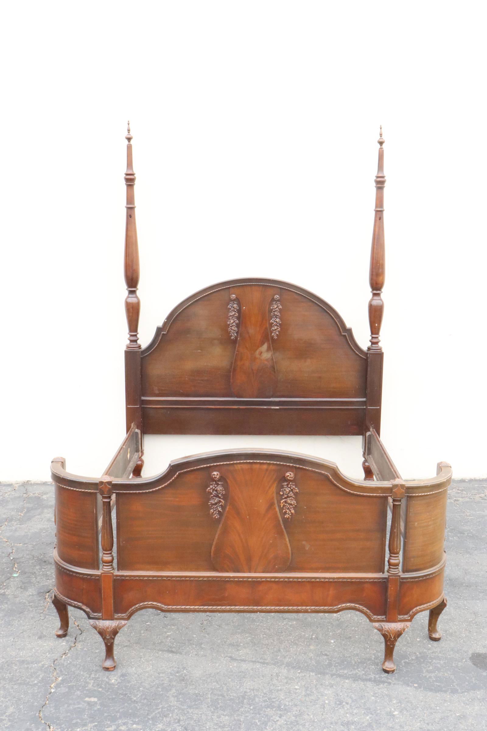 19th century mahogany poster bed (1 of 11)
