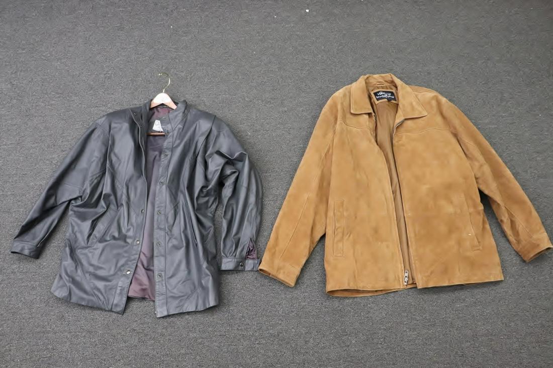 2 leather jacket, Harbor Leather wear and Giacoa (1 of 11)
