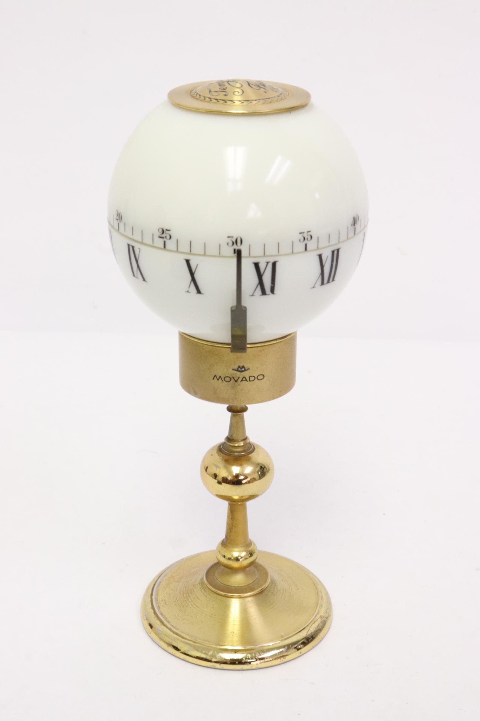 A rare Movado Tempus Fugit 8-day globe clock (1 of 9)