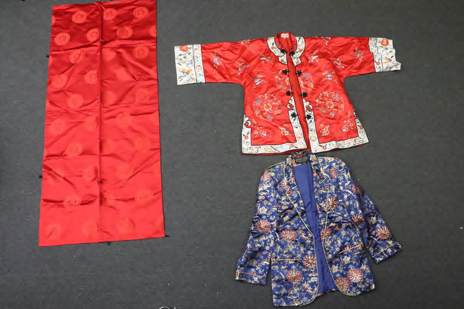 2 embroidery lady's cloth, & an embroidery style panel (1 of 10)