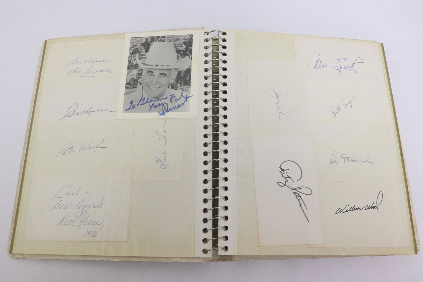 18 celebrity signature cards & a handwritten letter (1 of 10)