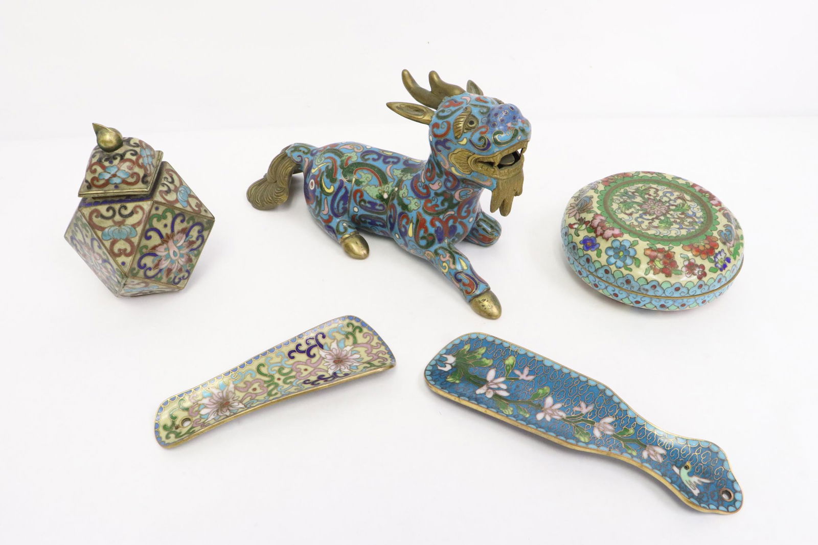 5 pieces cloisonne (1 of 9)