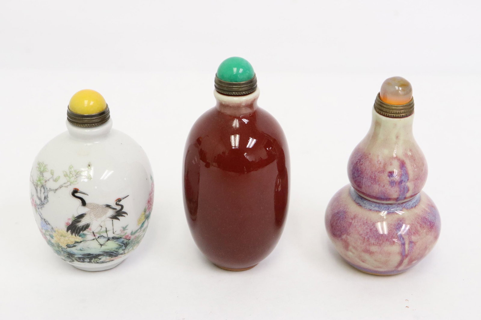 3 porcelain snuff bottles (1 of 10)