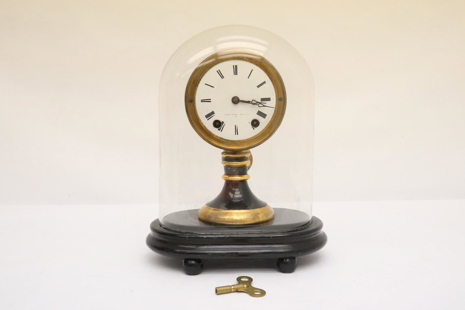 American Seth Thomas dome clock (1 of 10)