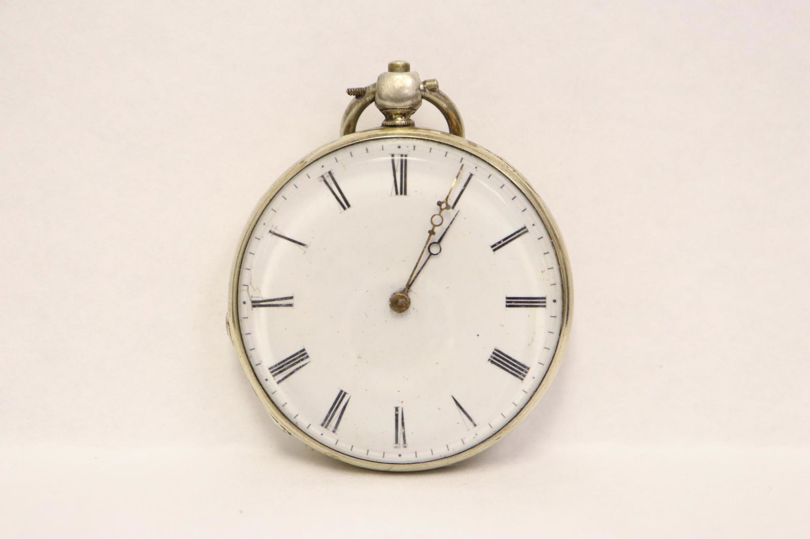 18th/19th c. silver cased pocket watch by Echappement (1 of 8)