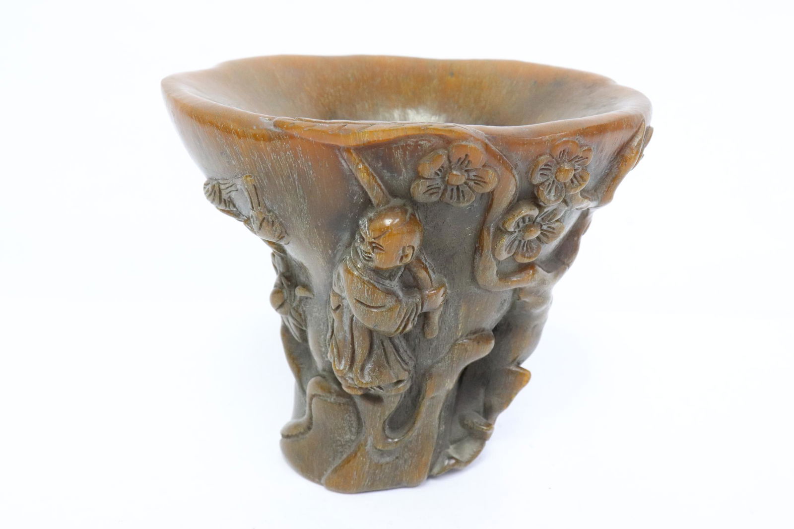 Chinese horn like libation cup (1 of 10)