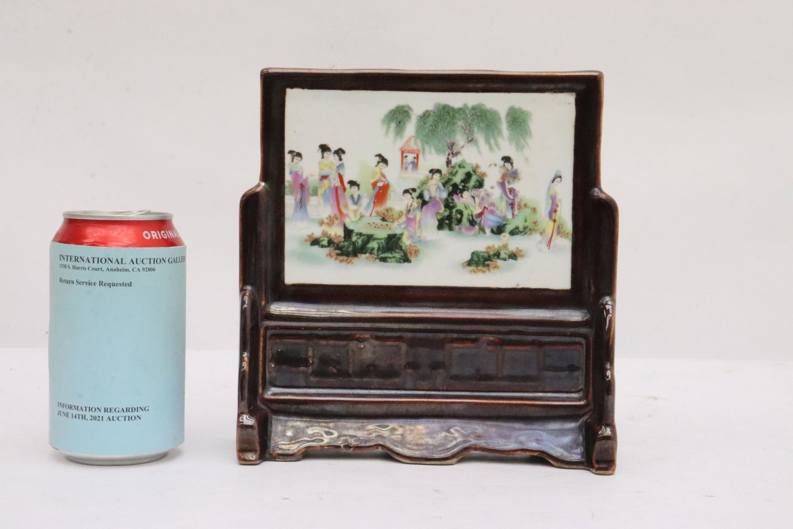 A small rectangular porcelain plaque (1 of 10)