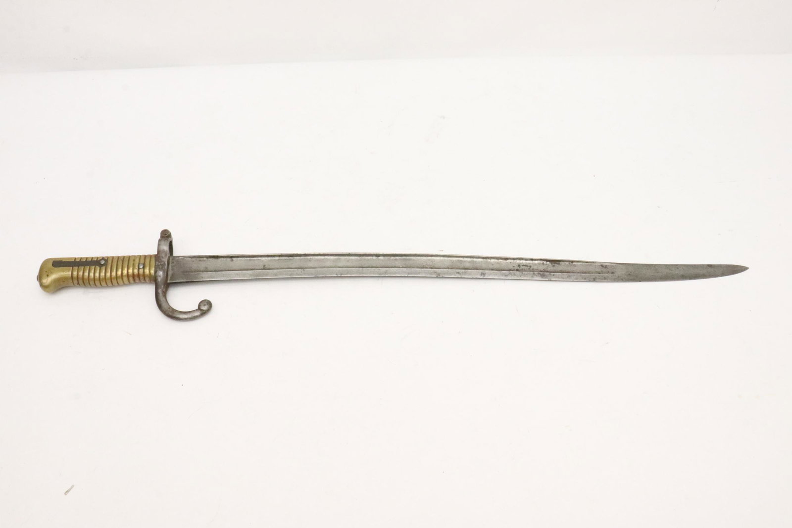 A long bayonet dated 1869: A long bayonet dated 1869, 27.5"L