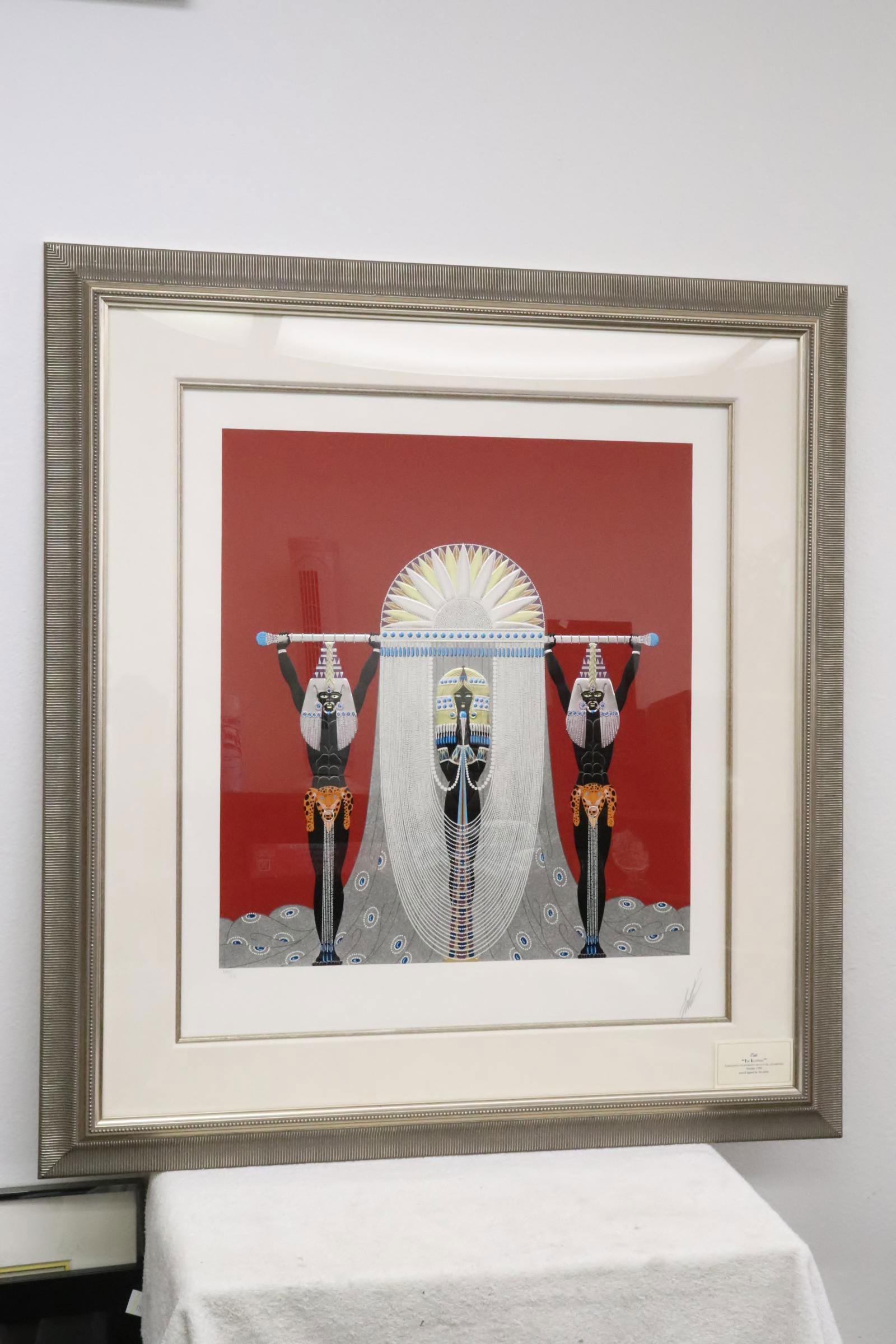 Serigraph "L'Egyptian" by Erte, with certificate (1 of 14)