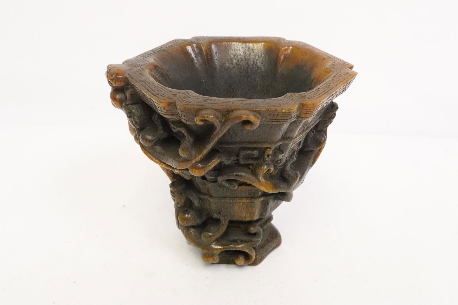 A simulated horn libation cup (1 of 10)