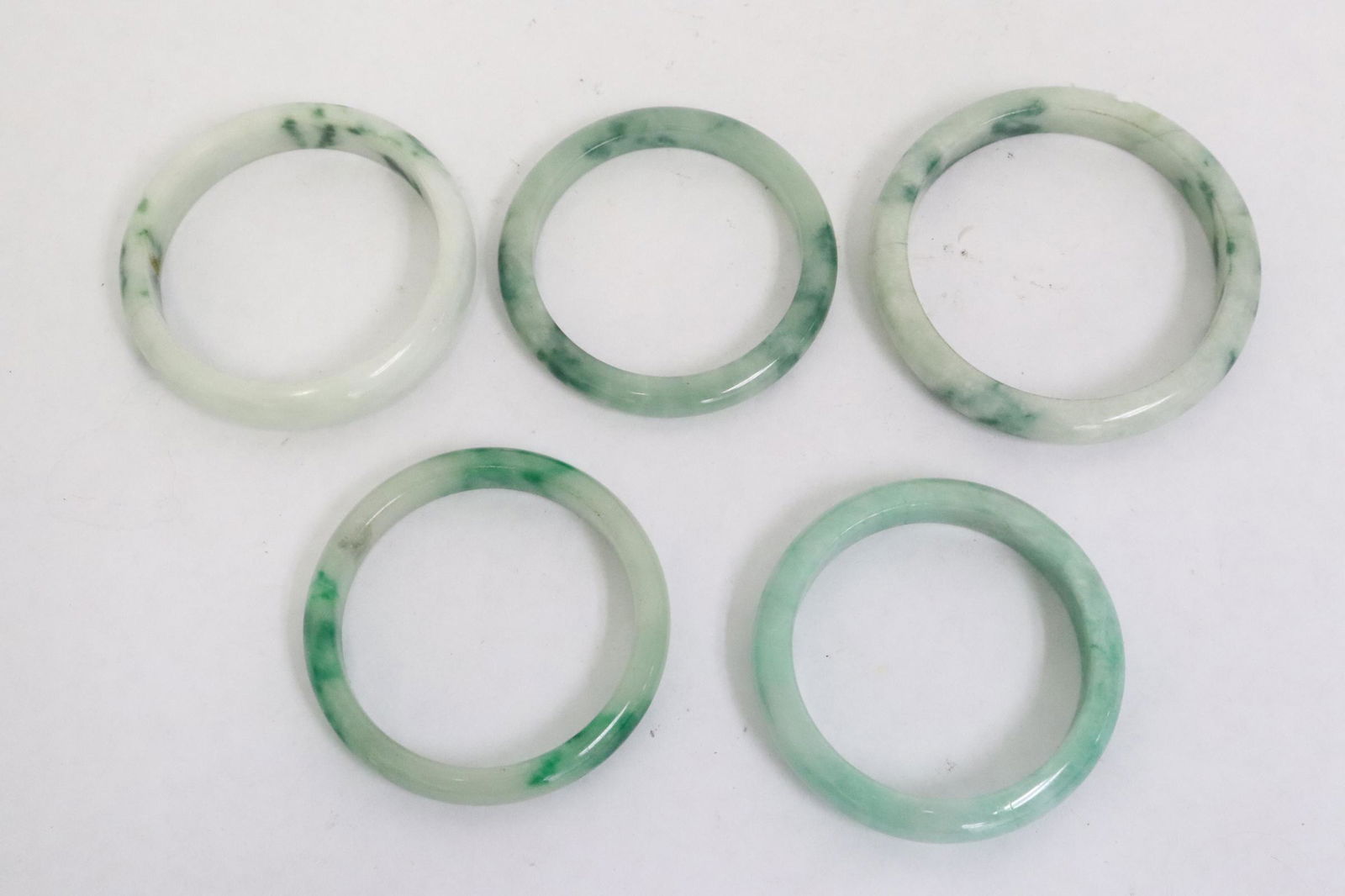 5 jadeite like bangles (1 of 11)