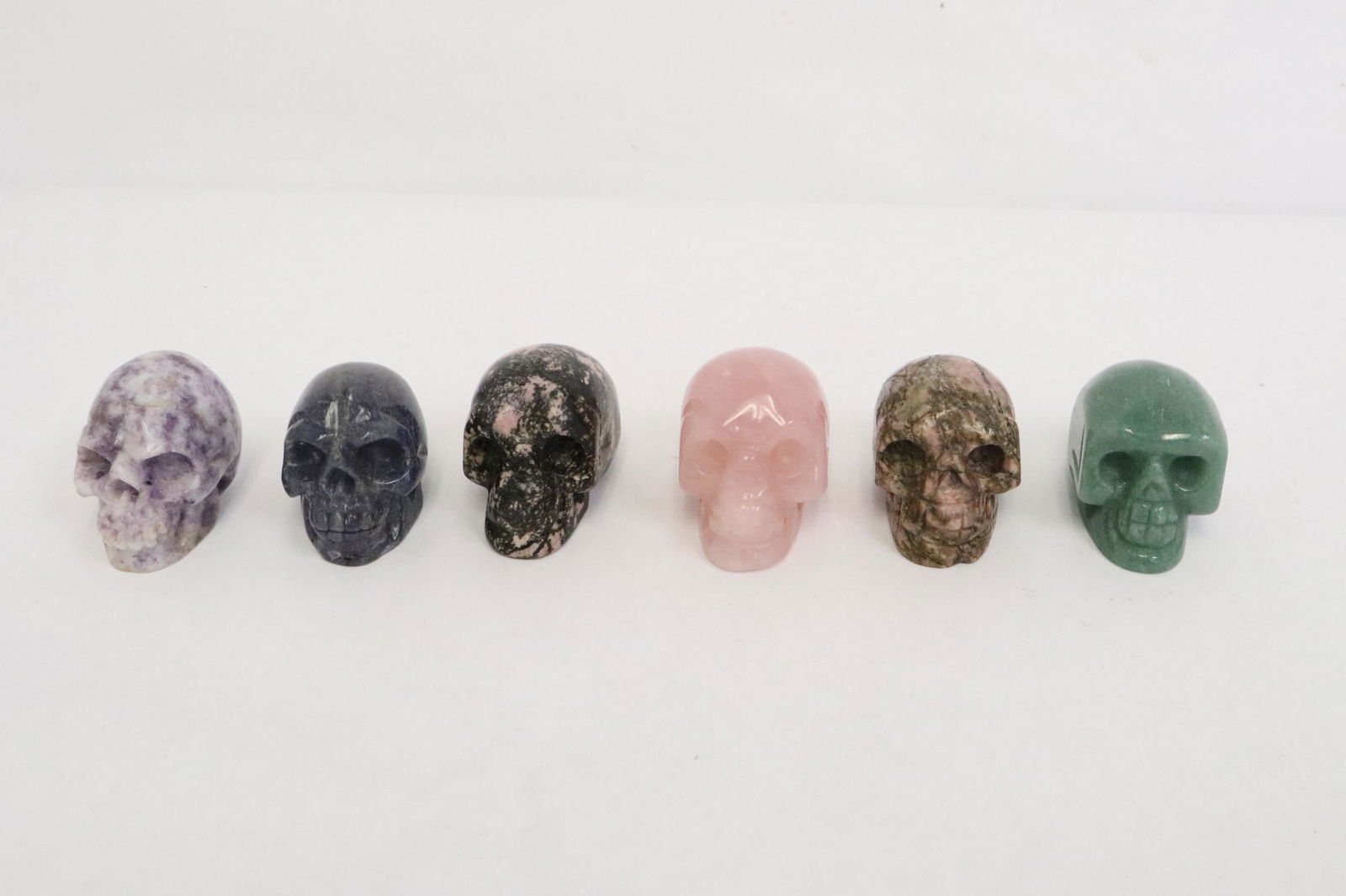 6 stone carved skulls (1 of 10)