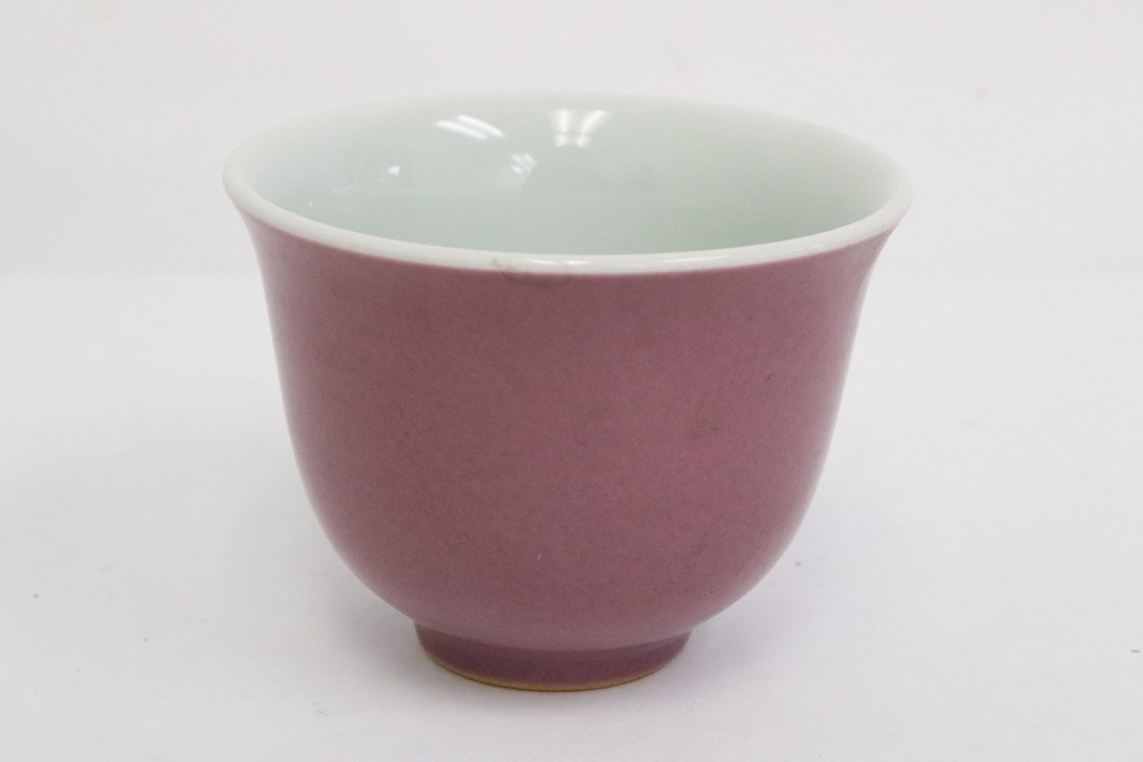 Chinese purple glazed porcelain tea cup (1 of 9)