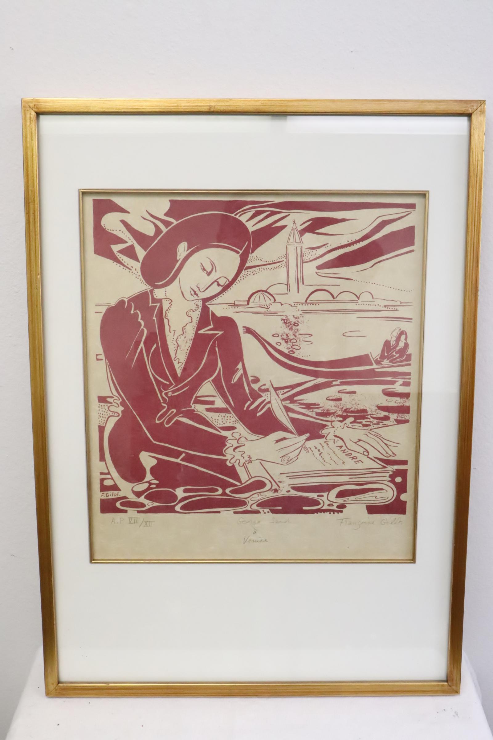 Lithograph on special paper by Francoise Gilot (1 of 13)