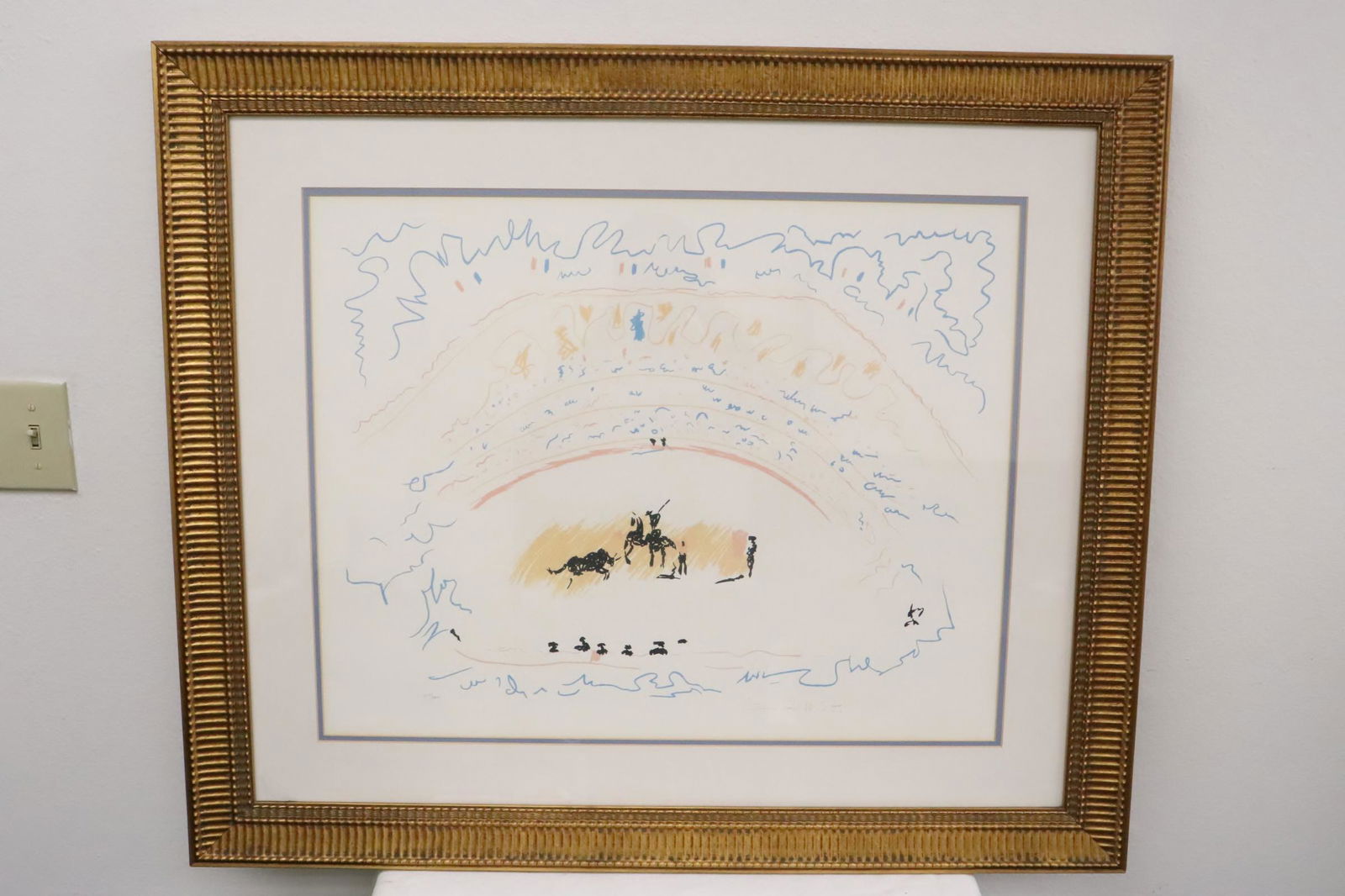 Lithograph Pablo Picasso, stone signed in plate (1 of 12)