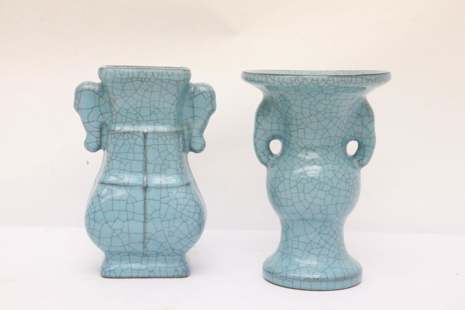 2 Song style crackleware vases (1 of 9)
