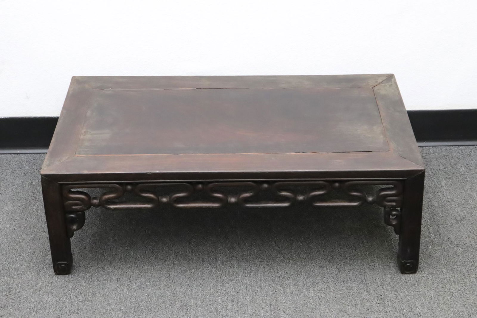 Chinese rosewood rectangular low table (1 of 9)
